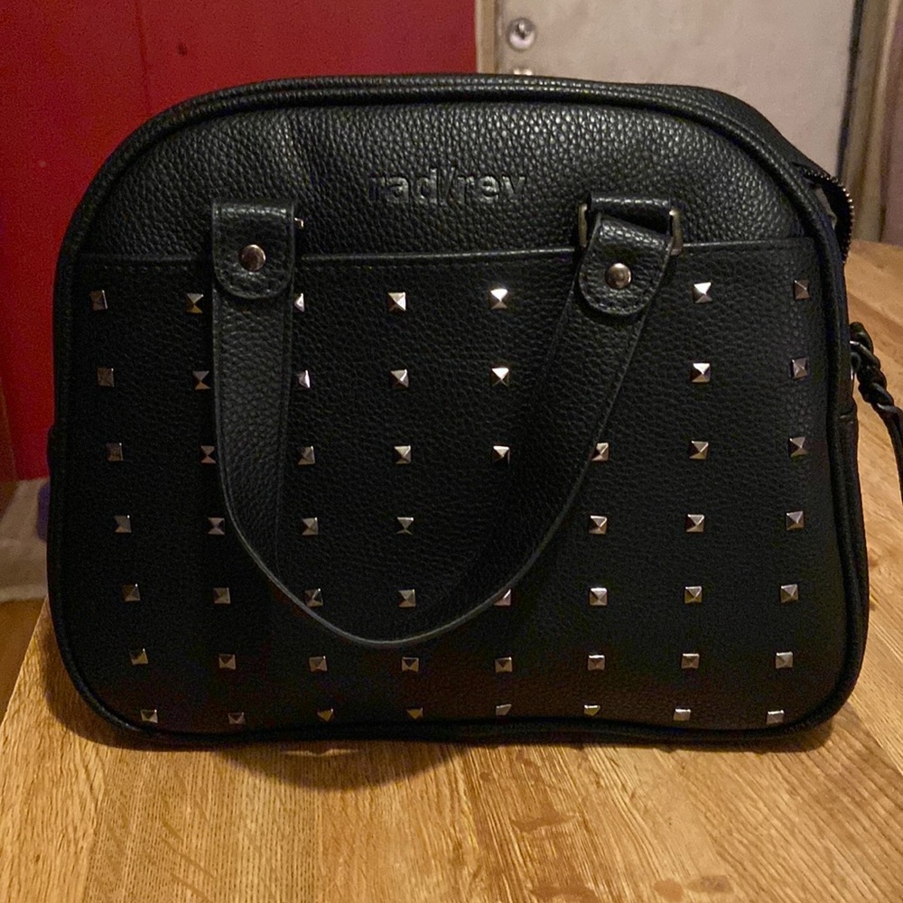 Crossbody bag with top handles